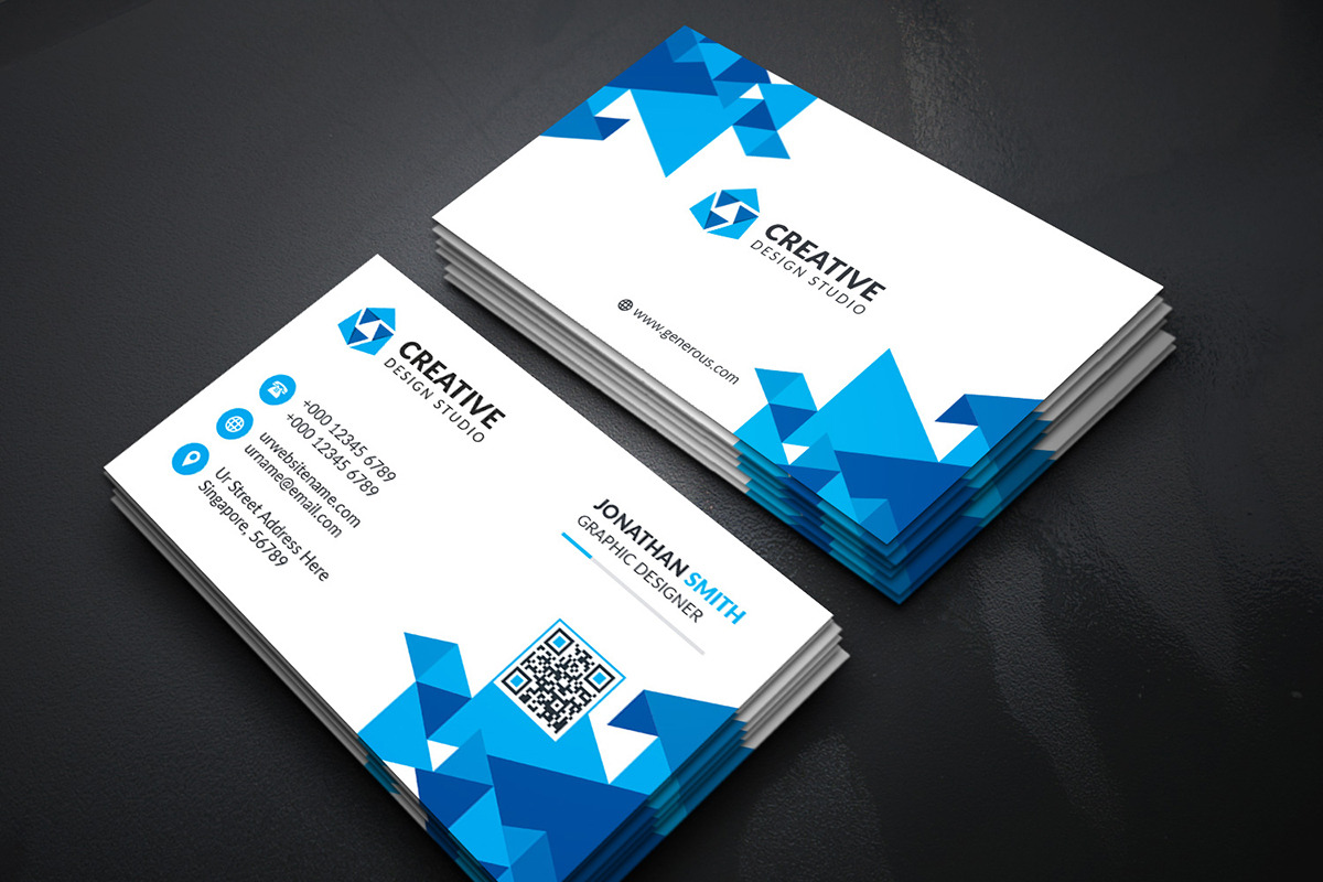 Pattern Business Cards, a Business Card Template by GenerousArt