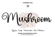 Mushroom | Script Font, a Script Font by Scratchones (Thumbnail 1 of 8)