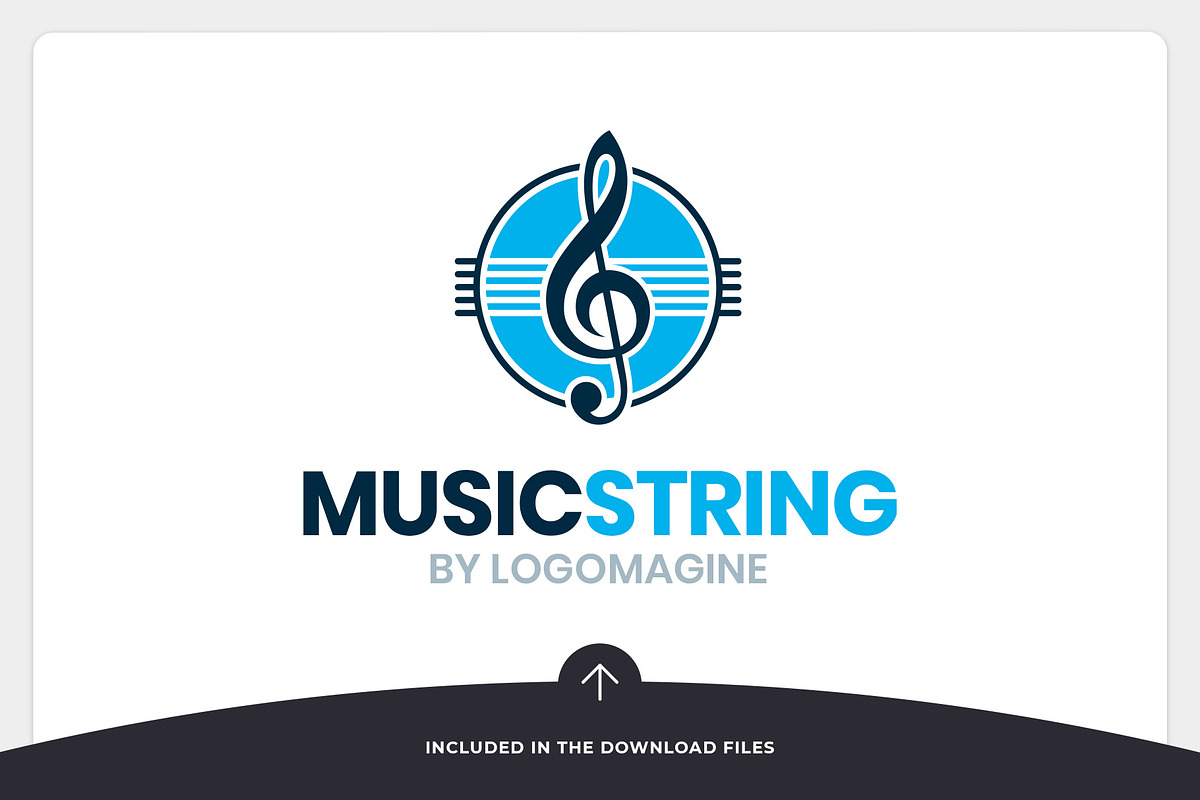 Music String Logo Template, a Branding & Logo Template by LOGOMAGINE (Photo 7 of 16)