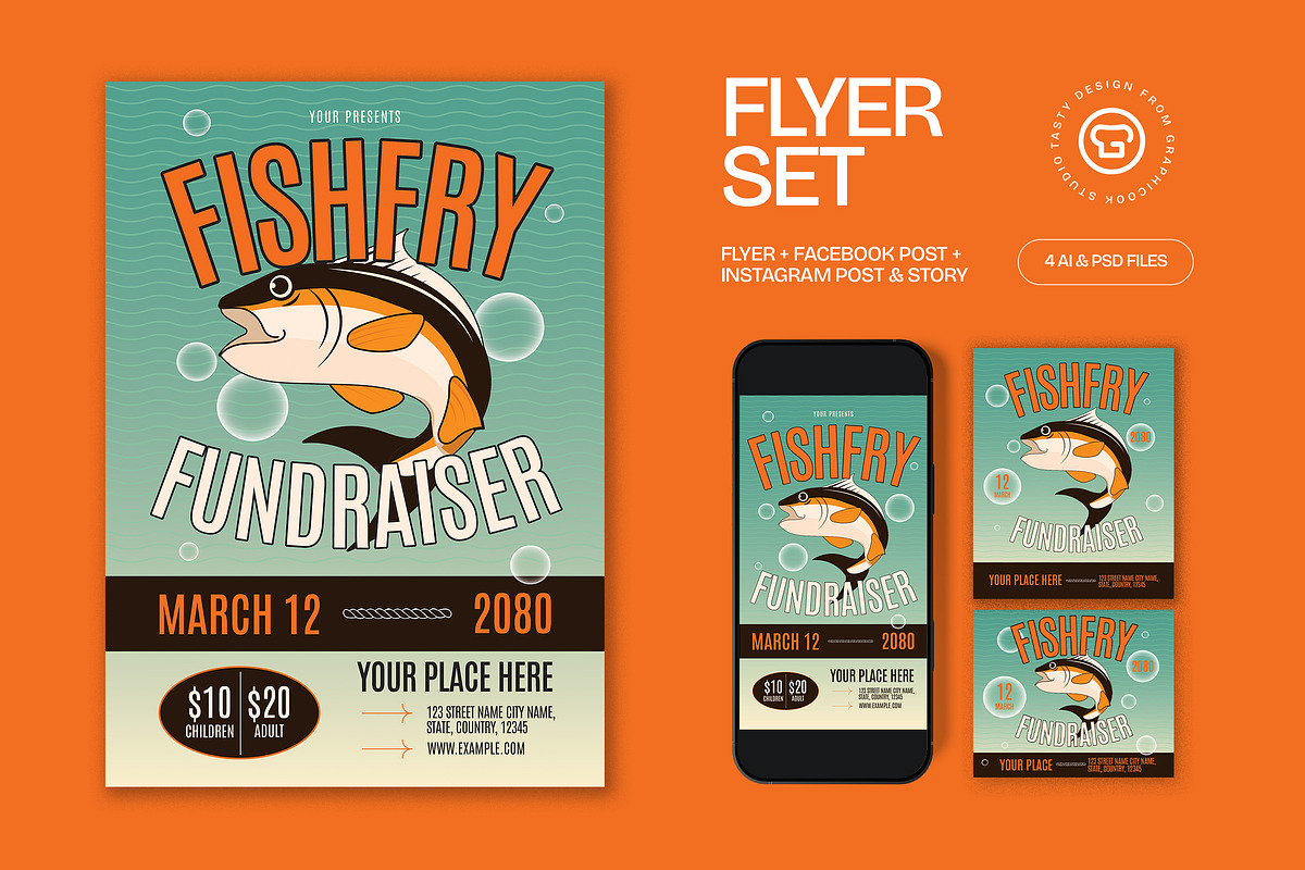 Fish Fry Funraiser Flyer