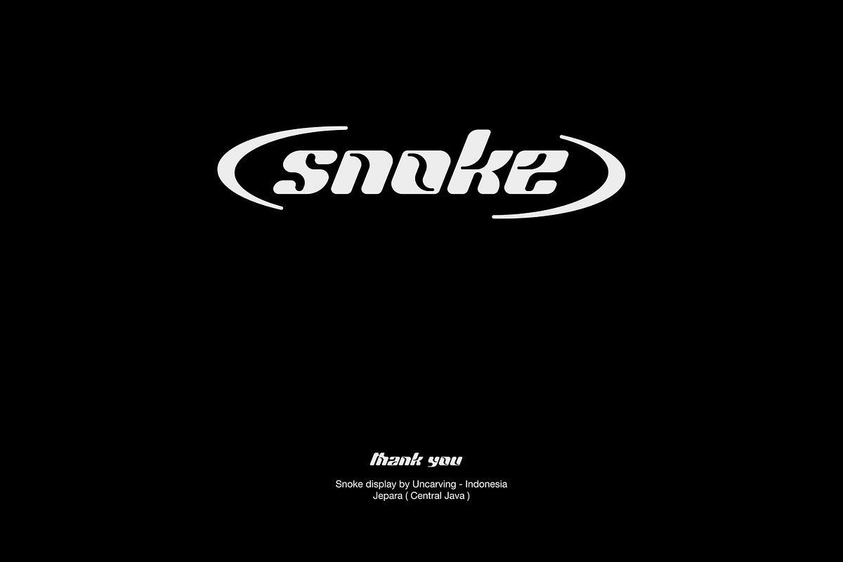 Snoke - Display font, a Font by Uncarving (Photo 7 of 7)