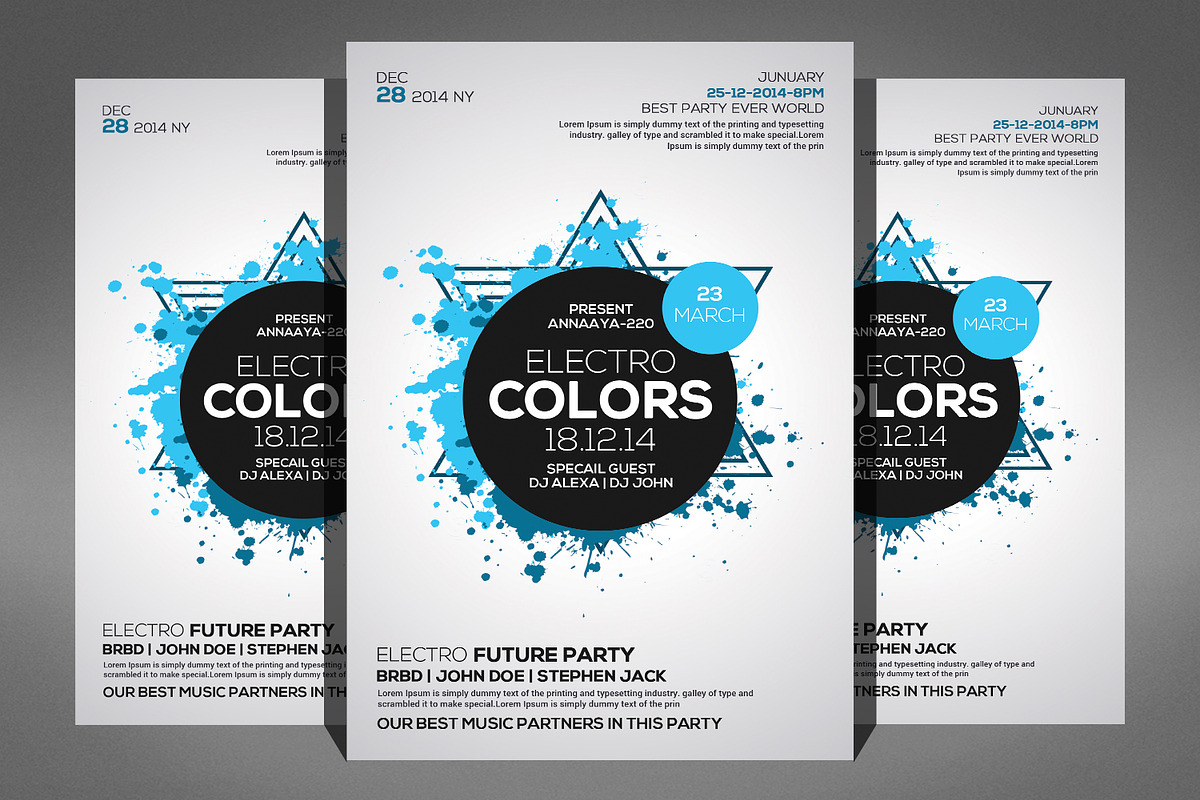 100 Party Flyer Bundle, a Flyer Template by Graphic Templates (Photo 99 of 101)
