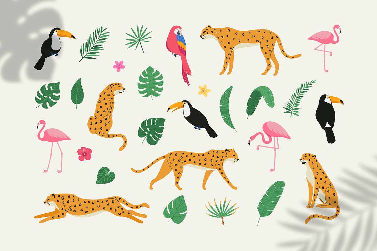 Jungle Mood Clipart, an Animal Illustration by mejorana (Photo 2 of 11)