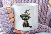 Watercolor Pastel Halloween Clipart, an Illustration by Pixels.Craft (Thumbnail 5 of 7)