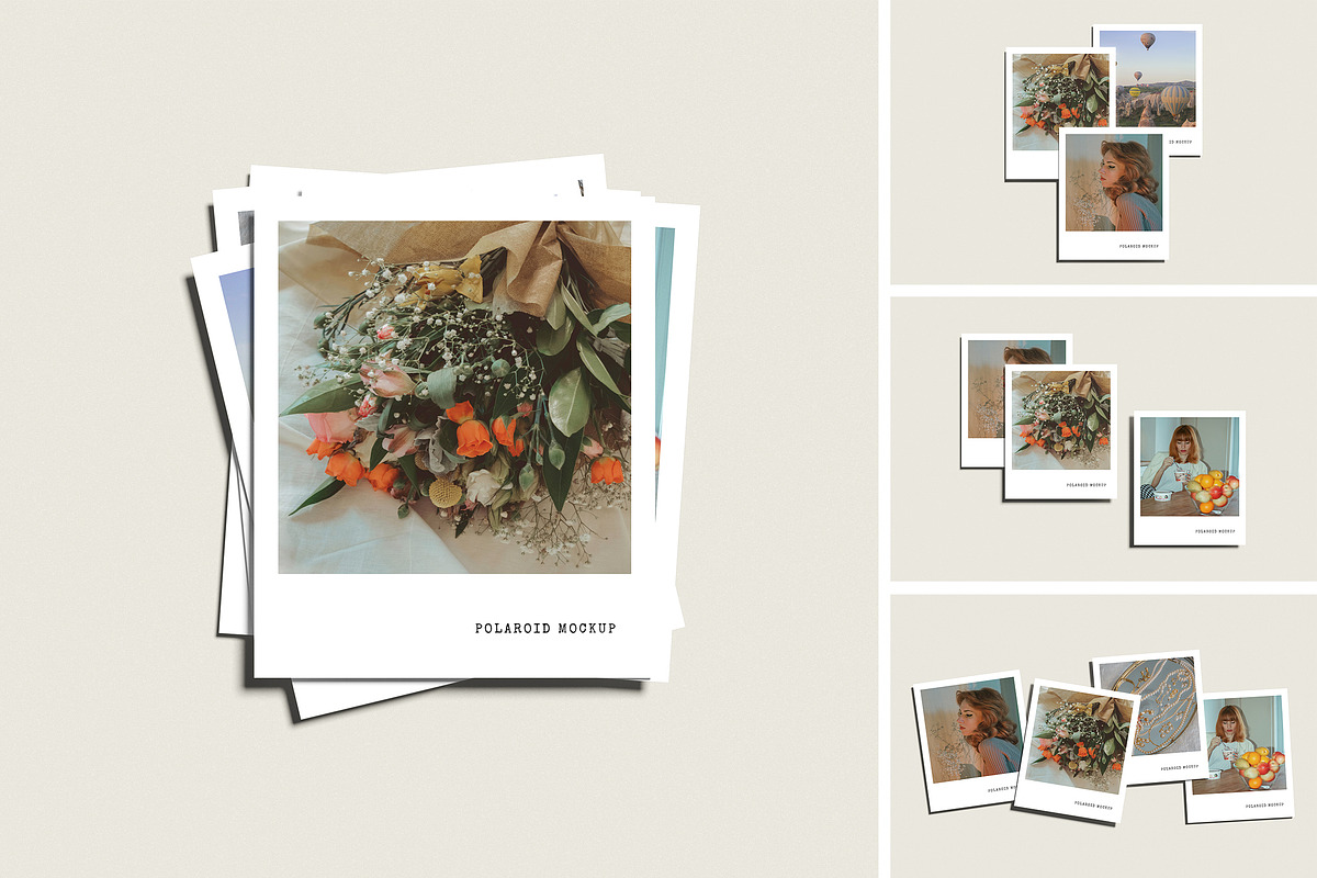 Polaroid Mockup, a Merchandise Mockup by Twins_studio926 (Photo 1 of 5)