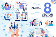 Medicine Vector Scenes, a Food Illustration by Tera Vector (Thumbnail 1 of 2)