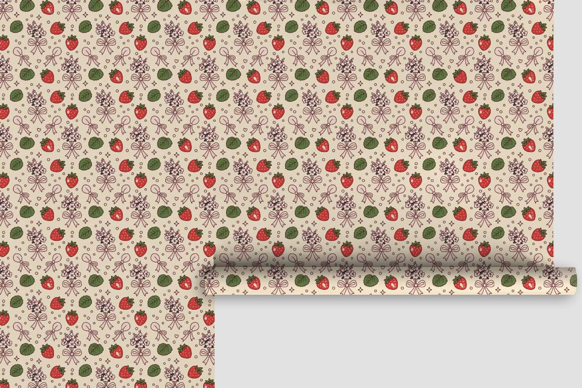 Vintage Floral Kawaii Bundle Pattern, a Pattern Graphic by one-touch (Photo 18 of 20)