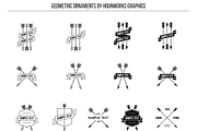 Geometric Ornaments Vector Pack, an Object Graphic by danielcomerci (Thumbnail 2 of 4)