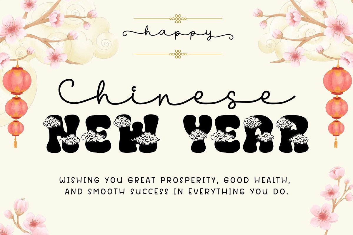 Auspice Cloud - Chinese Font Duo, a Script Font by AnningArts (Photo 2 of 8)