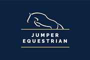 Jumper Equestrian Logo, a Branding & Logo Template by Leah Suzanne (Thumbnail 1 of 2)