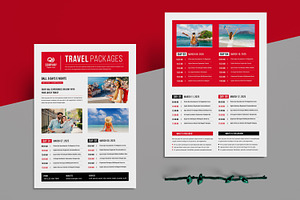 Travel Packages Flyer Layout, a Flyer Template by ContestDesign