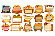 Thanksgiving kids memo notes, a Seasonal Illustration by Seavector Studio (Thumbnail 3 of 3)