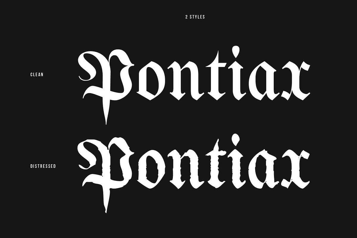 Bulldach Lettra | Blackletter Gothic, a Blackletter Font by Jolicia Type (Photo 5 of 12)