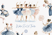 Winter Ballet Clipart Set, a Decorative Illustration by Pati Paints (Thumbnail 1 of 11)