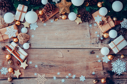Christmas background featuring background, xmas, and vintage, a Holiday Photo by Abstract Vanilla
