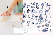 Hand Drawn Wedding Icons, a Decorative Illustration by Lavender And Sea (Thumbnail 3 of 3)