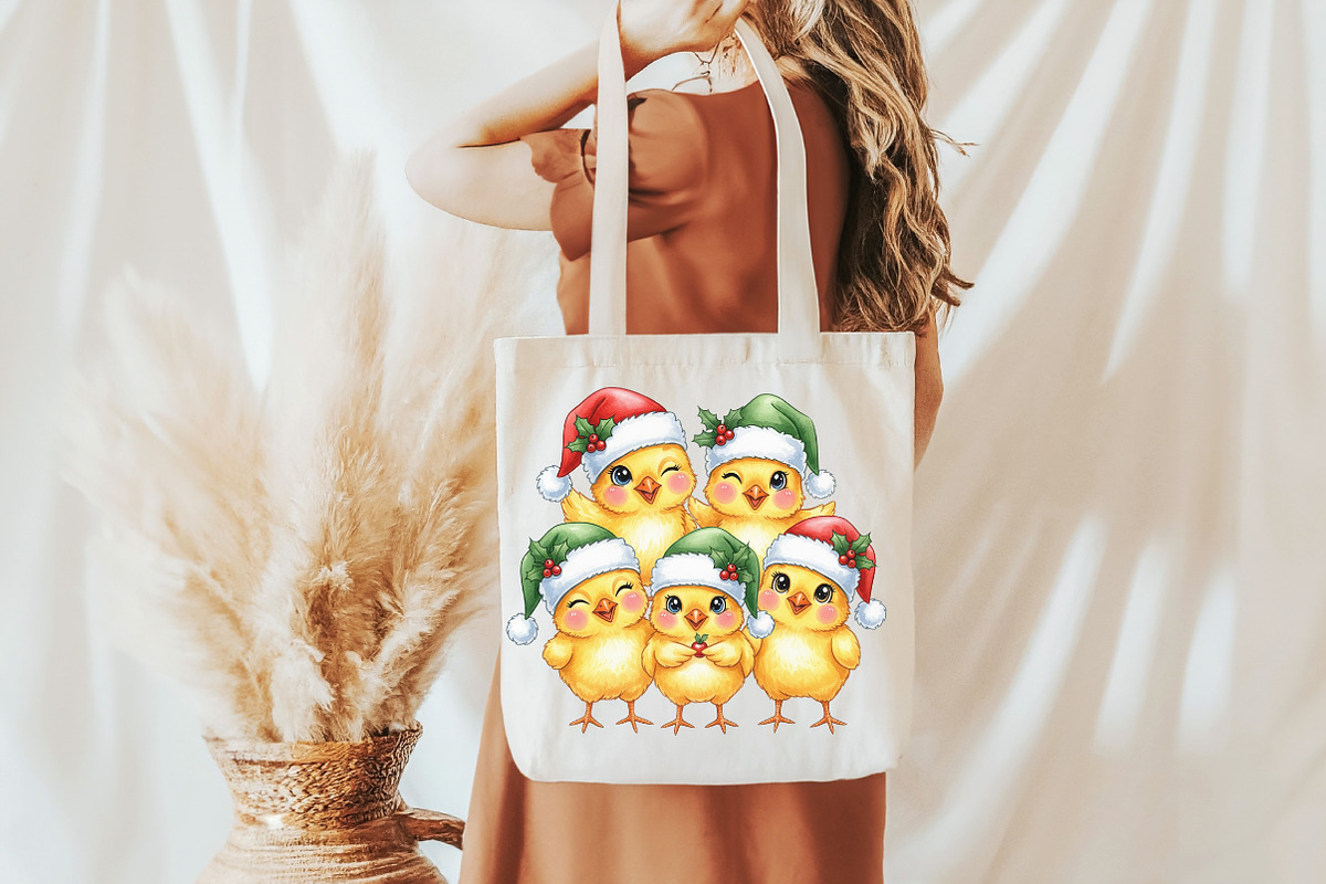 Funny Christmas  Chicken PNG, an Icon by DreamCafeArt (Photo 4 of 6)