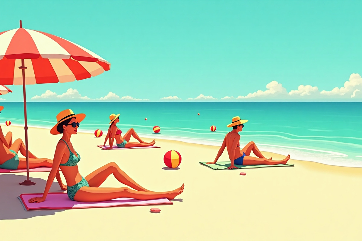 Retro Beach Vibes Photo Pack 4, a Person Photo by adenpinkstore (Photo 3 of 5)
