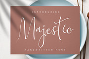 Majestic - Handwritten Script Font, a Script Font by Fonteca (Thumbnail 1 of 4)