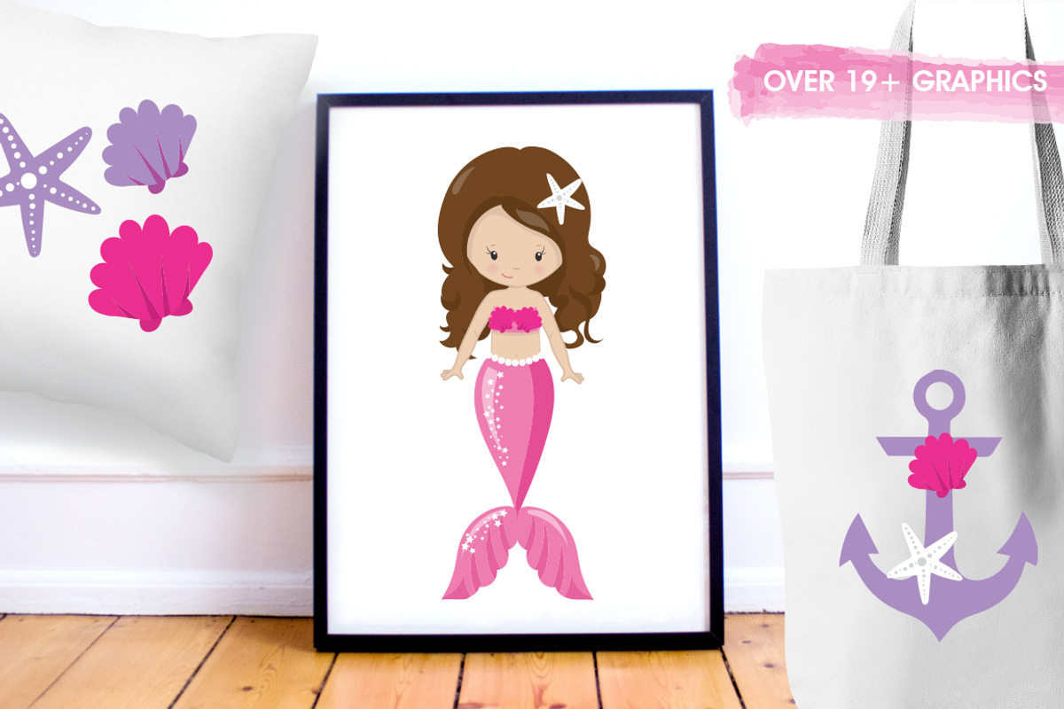 Mermaid, an Illustration by PrettyBundles (Photo 5 of 5)