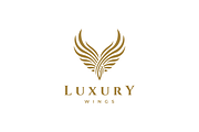 Luxury Golden Wings Logo Template, a Branding & Logo Template by yopie (Thumbnail 1 of 3)