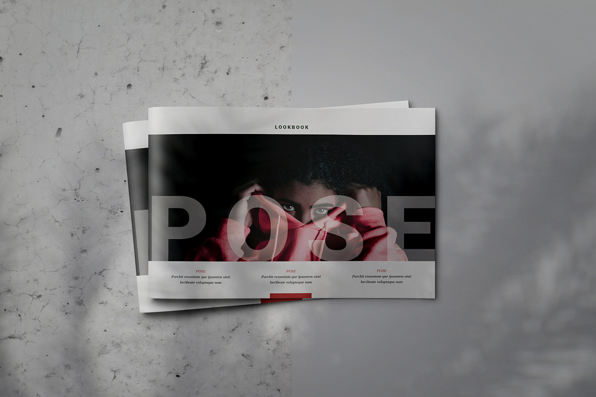 POSE - Lookbook Brochure Template, a Brochure Template by Indotitas (Photo 1 of 9)