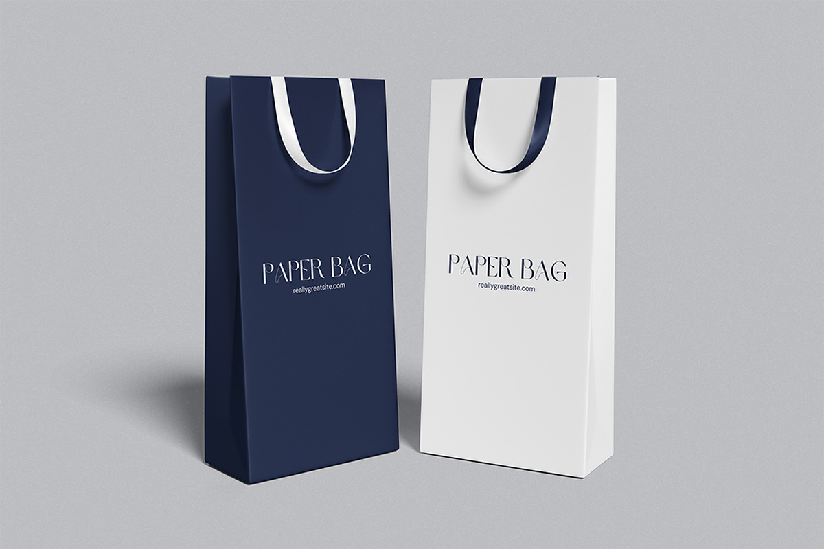 Paper Bag Mockup, a Packaging Mockup by Twins_studio (Photo 4 of 5)