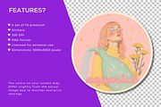 Aquarius Soulvisions Sticker Set, an Object Graphic by Jakayla Digital Co (Thumbnail 6 of 7)