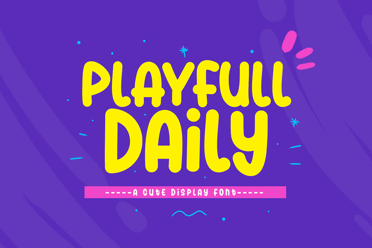 Playfull Daily, a Font by khurasan (Photo 1 of 4)