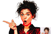 Pop Cartoon Studio FX Photoshop, an Action Add-On by Studio Retouch (Thumbnail 6 of 14)