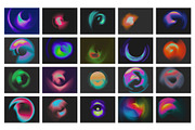 Nebula Glare | Grainy Backgrounds, a Background Graphic by margotikaj (Thumbnail 4 of 8)