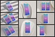 Clay iPhone Mockup Set 1, an iPhone Mockup by Muhazdinata (Thumbnail 1 of 9)
