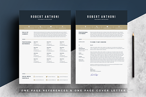 Word Resume Temlate 4 Pages Pack