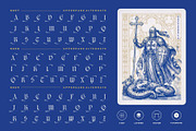 Strata magic Typeface, a Blackletter Font by alit design (Thumbnail 8 of 17)
