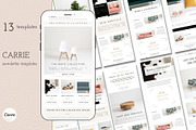Carrie Newsletter Template, a Marketing Template by The Edits Shop (Thumbnail 1 of 9)