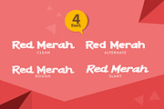 Red Merah 4 Font, a Script Font by khurasan (Thumbnail 5 of 8)