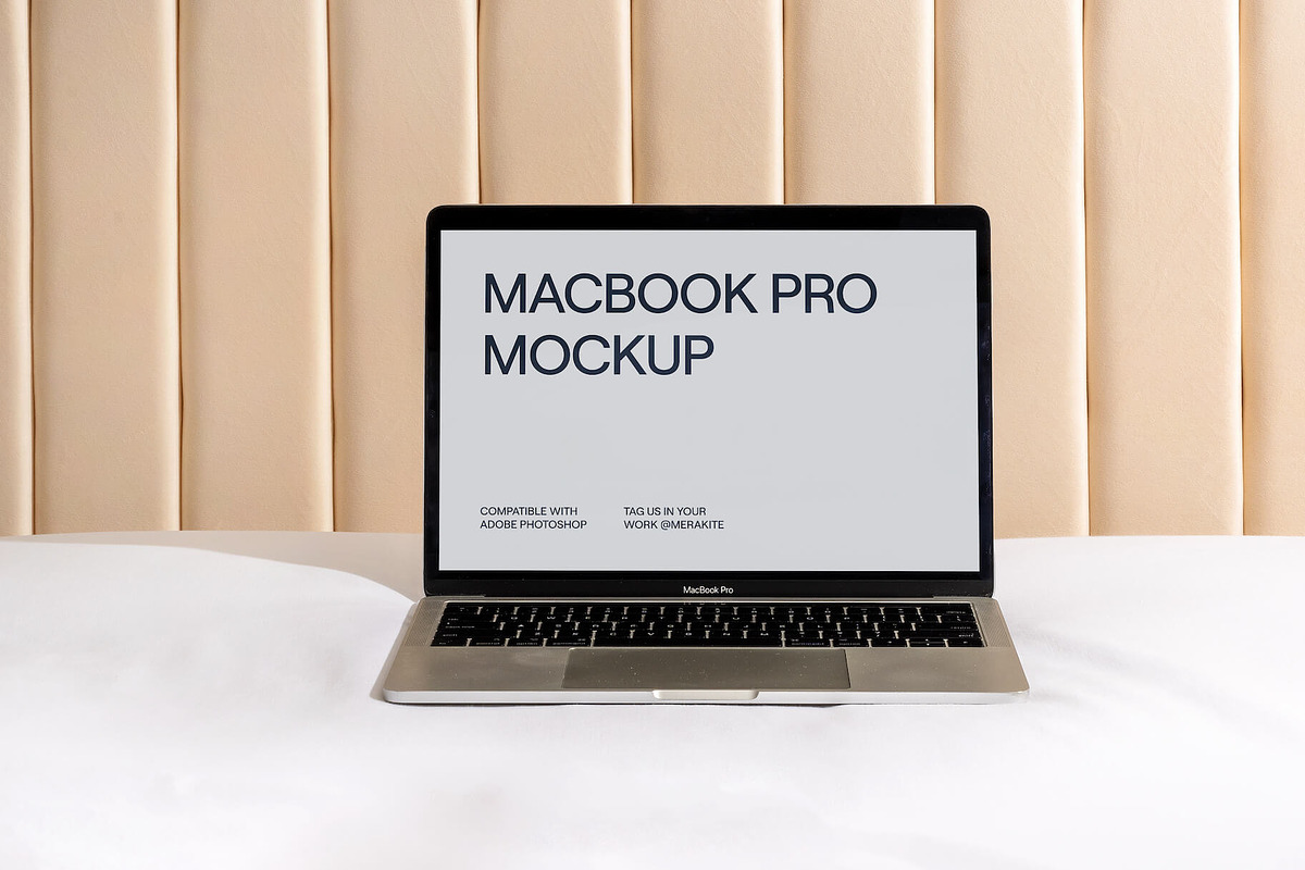 MacBook Laptop Modern Neutral Mockup, a Books & Magazine Mockup by Area Mockups (Photo 2 of 2)