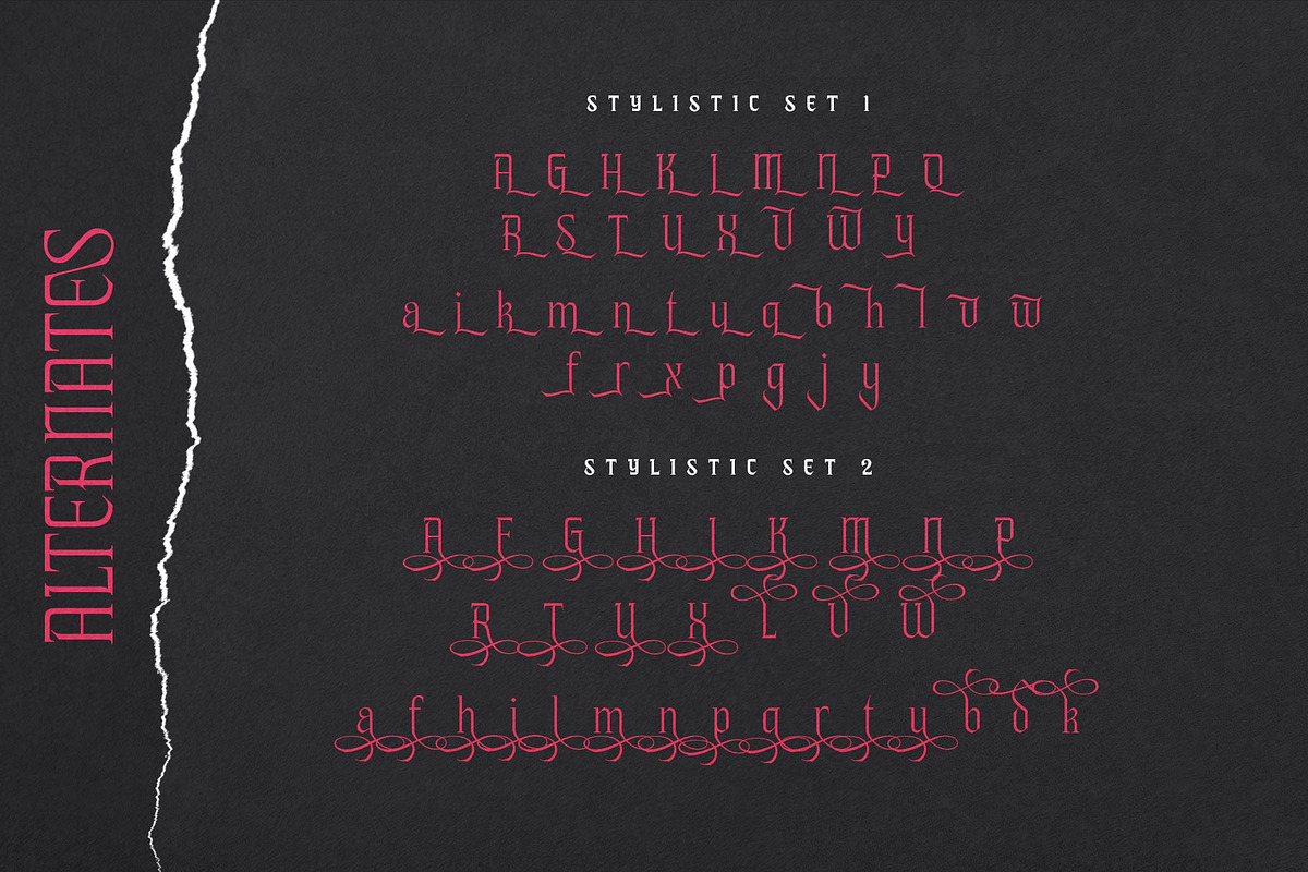 Maboth Typeface, a Blackletter Font by alit design (Photo 9 of 16)