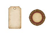 Vintage Blank Tags & Labels, an Illustration by SinaCreation (Thumbnail 5 of 6)