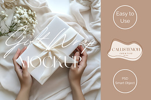Minimal Gift Wrap Mockup WR011-01