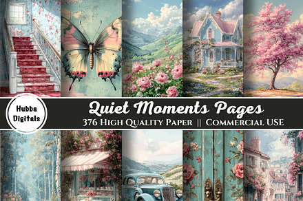376 Quiet Moments Pages, a Decorative Illustration by HubbaDigitals