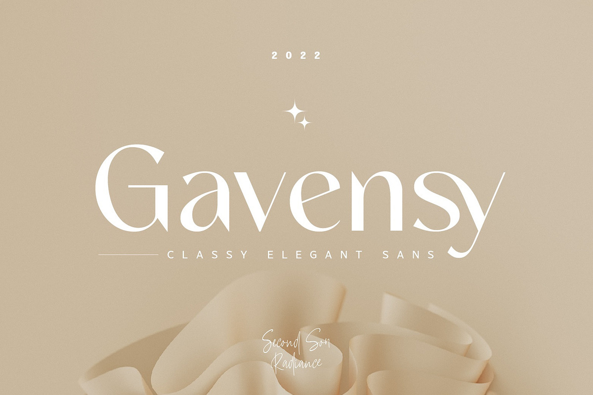 SS Gavensy - Classy Elegant Sans, a Sans Serif Font by Typocracy Studio (Photo 1 of 10)