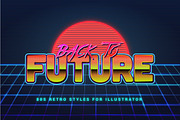 80s Retro Illustrator Styles, a Layer Style Add-On by Vector Galore (Thumbnail 10 of 12)