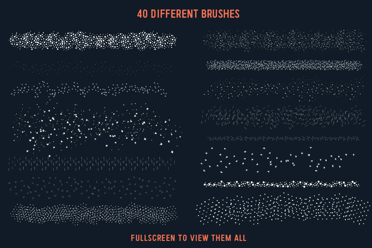 Unicorn Dust Illustrator Brushes preview 3