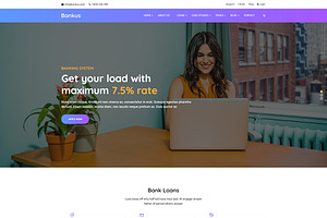Bankus - Online Banking Template