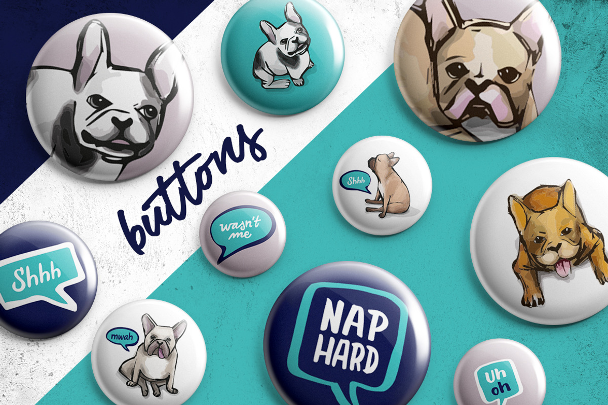 French bulldog - cute & sarcastic, a Graphic by Alexandra Deus (Photo 9 of 13)