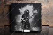 Rock Guitarist Stage Guitar Smoke, a Background Graphic by LaseredNinja (Thumbnail 5 of 7)