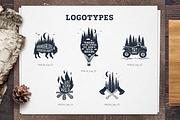 WildLife. 15 Double Exposure Badges, a Branding & Logo Template by Cosmic Store (Thumbnail 4 of 12)