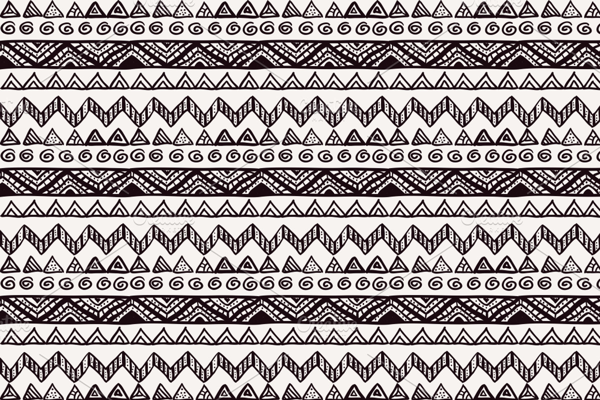 Eight Seamless Hipster Patterns preview 4