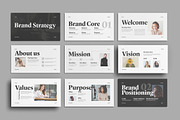 Brand Strategy Presentation Template, a Presentation Template by ClickPaint_Studio (Thumbnail 1 of 6)
